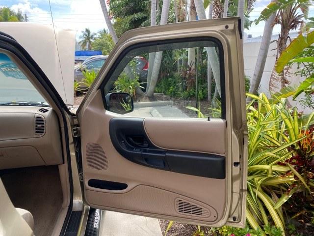 2002 Harvest Gold Metallic /Med Prairie Tan Ford Ranger XLT X CAB CAMPER TOP LOW MILES 49,062 (1FTYR44E22P) with an 4.0L SEFI SOHC V6 Engine engine, Automatic transmission, located at 4701 North Dixie Hwy, Pompano Beach, FL, 33064, (954) 422-2889, 26.240938, -80.123474 - OUR WEBPAGE FLORIDACARS1.COM HAS OVER 100 PHOTOS AND FREE CARFAX LINK 2002 Ford Ranger XLT Appearance 4 Door Extended Cab Pickup 4.0L V6 F SOHC Gasoline 23 MPG Rear Wheel Drive Features ABS Brakes Air Conditioning AM/FM Stereo Automatic Transmission Bed Liner Cassette Player CD Audio Cloth Seats Cru- Photo#11