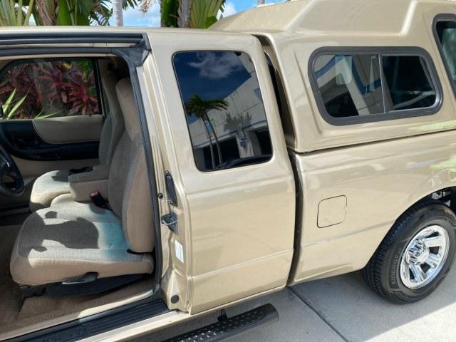 2002 Harvest Gold Metallic /Med Prairie Tan Ford Ranger XLT X CAB CAMPER TOP LOW MILES 49,062 (1FTYR44E22P) with an 4.0L SEFI SOHC V6 Engine engine, Automatic transmission, located at 4701 North Dixie Hwy, Pompano Beach, FL, 33064, (954) 422-2889, 26.240938, -80.123474 - OUR WEBPAGE FLORIDACARS1.COM HAS OVER 100 PHOTOS AND FREE CARFAX LINK 2002 Ford Ranger XLT Appearance 4 Door Extended Cab Pickup 4.0L V6 F SOHC Gasoline 23 MPG Rear Wheel Drive Features ABS Brakes Air Conditioning AM/FM Stereo Automatic Transmission Bed Liner Cassette Player CD Audio Cloth Seats Cru- Photo#73