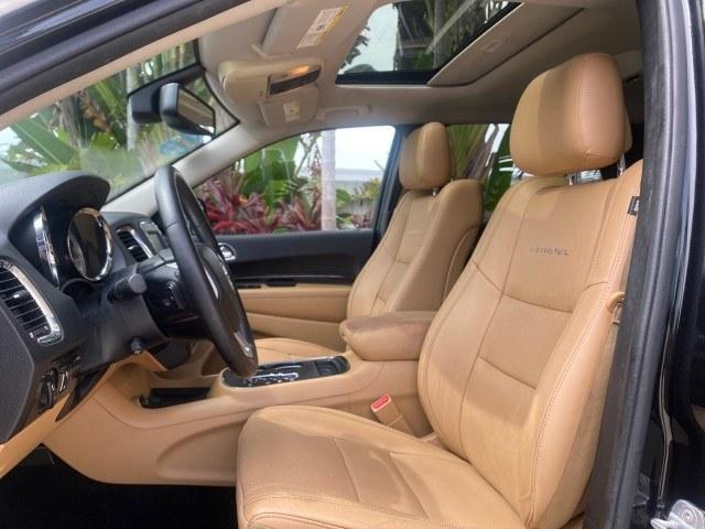 2011 Brilliant Black Crystal Pearl /Black/Tan Dodge Durango Citadel 4WD LOW MILES 60,759 (1D4SD5GTXBC) with an 5.7L V8 VVT Hemi Multi Displacement Engine engine, Automatic transmission, located at 4701 North Dixie Hwy, Pompano Beach, FL, 33064, (954) 422-2889, 26.240938, -80.123474 - OUR WEBPAGE FLORIDACARS1.COM HAS OVER 100 PHOTOS AND FREE CARFAX LINK 2011 Dodge Durango Citadel 4 Door Wagon/Sport Utility 5.7L V8 F OHV 16V Gasoline 20 MPG Rear Wheel Drive Features 20 Inch Plus Wheels 4WD/AWD A/C Seat(s) ABS Brakes Air Conditioning Alloy Wheels AM/FM Stereo Automated Cruise Contr- Photo#10