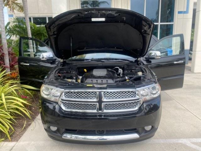 2011 Brilliant Black Crystal Pearl /Black/Tan Dodge Durango Citadel 4WD LOW MILES 60,759 (1D4SD5GTXBC) with an 5.7L V8 VVT Hemi Multi Displacement Engine engine, Automatic transmission, located at 4701 North Dixie Hwy, Pompano Beach, FL, 33064, (954) 422-2889, 26.240938, -80.123474 - OUR WEBPAGE FLORIDACARS1.COM HAS OVER 100 PHOTOS AND FREE CARFAX LINK 2011 Dodge Durango Citadel 4 Door Wagon/Sport Utility 5.7L V8 F OHV 16V Gasoline 20 MPG Rear Wheel Drive Features 20 Inch Plus Wheels 4WD/AWD A/C Seat(s) ABS Brakes Air Conditioning Alloy Wheels AM/FM Stereo Automated Cruise Contr- Photo#17