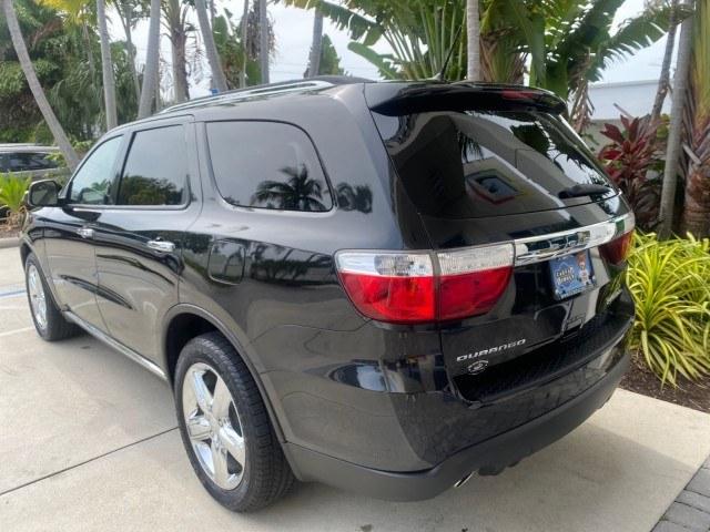 2011 Brilliant Black Crystal Pearl /Black/Tan Dodge Durango Citadel 4WD LOW MILES 60,759 (1D4SD5GTXBC) with an 5.7L V8 VVT Hemi Multi Displacement Engine engine, Automatic transmission, located at 4701 North Dixie Hwy, Pompano Beach, FL, 33064, (954) 422-2889, 26.240938, -80.123474 - OUR WEBPAGE FLORIDACARS1.COM HAS OVER 100 PHOTOS AND FREE CARFAX LINK 2011 Dodge Durango Citadel 4 Door Wagon/Sport Utility 5.7L V8 F OHV 16V Gasoline 20 MPG Rear Wheel Drive Features 20 Inch Plus Wheels 4WD/AWD A/C Seat(s) ABS Brakes Air Conditioning Alloy Wheels AM/FM Stereo Automated Cruise Contr- Photo#32
