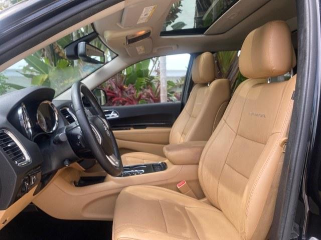 2011 Brilliant Black Crystal Pearl /Black/Tan Dodge Durango Citadel 4WD LOW MILES 60,759 (1D4SD5GTXBC) with an 5.7L V8 VVT Hemi Multi Displacement Engine engine, Automatic transmission, located at 4701 North Dixie Hwy, Pompano Beach, FL, 33064, (954) 422-2889, 26.240938, -80.123474 - OUR WEBPAGE FLORIDACARS1.COM HAS OVER 100 PHOTOS AND FREE CARFAX LINK 2011 Dodge Durango Citadel 4 Door Wagon/Sport Utility 5.7L V8 F OHV 16V Gasoline 20 MPG Rear Wheel Drive Features 20 Inch Plus Wheels 4WD/AWD A/C Seat(s) ABS Brakes Air Conditioning Alloy Wheels AM/FM Stereo Automated Cruise Contr- Photo#42