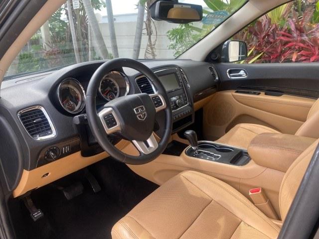 2011 Brilliant Black Crystal Pearl /Black/Tan Dodge Durango Citadel 4WD LOW MILES 60,759 (1D4SD5GTXBC) with an 5.7L V8 VVT Hemi Multi Displacement Engine engine, Automatic transmission, located at 4701 North Dixie Hwy, Pompano Beach, FL, 33064, (954) 422-2889, 26.240938, -80.123474 - OUR WEBPAGE FLORIDACARS1.COM HAS OVER 100 PHOTOS AND FREE CARFAX LINK 2011 Dodge Durango Citadel 4 Door Wagon/Sport Utility 5.7L V8 F OHV 16V Gasoline 20 MPG Rear Wheel Drive Features 20 Inch Plus Wheels 4WD/AWD A/C Seat(s) ABS Brakes Air Conditioning Alloy Wheels AM/FM Stereo Automated Cruise Contr- Photo#45