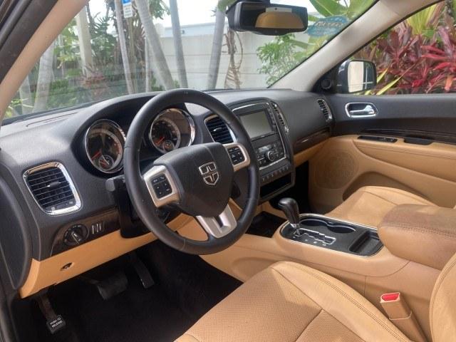 2011 Brilliant Black Crystal Pearl /Black/Tan Dodge Durango Citadel 4WD LOW MILES 60,759 (1D4SD5GTXBC) with an 5.7L V8 VVT Hemi Multi Displacement Engine engine, Automatic transmission, located at 4701 North Dixie Hwy, Pompano Beach, FL, 33064, (954) 422-2889, 26.240938, -80.123474 - OUR WEBPAGE FLORIDACARS1.COM HAS OVER 100 PHOTOS AND FREE CARFAX LINK 2011 Dodge Durango Citadel 4 Door Wagon/Sport Utility 5.7L V8 F OHV 16V Gasoline 20 MPG Rear Wheel Drive Features 20 Inch Plus Wheels 4WD/AWD A/C Seat(s) ABS Brakes Air Conditioning Alloy Wheels AM/FM Stereo Automated Cruise Contr- Photo#46