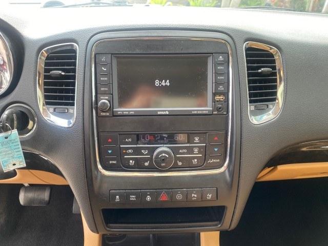 2011 Brilliant Black Crystal Pearl /Black/Tan Dodge Durango Citadel 4WD LOW MILES 60,759 (1D4SD5GTXBC) with an 5.7L V8 VVT Hemi Multi Displacement Engine engine, Automatic transmission, located at 4701 North Dixie Hwy, Pompano Beach, FL, 33064, (954) 422-2889, 26.240938, -80.123474 - OUR WEBPAGE FLORIDACARS1.COM HAS OVER 100 PHOTOS AND FREE CARFAX LINK 2011 Dodge Durango Citadel 4 Door Wagon/Sport Utility 5.7L V8 F OHV 16V Gasoline 20 MPG Rear Wheel Drive Features 20 Inch Plus Wheels 4WD/AWD A/C Seat(s) ABS Brakes Air Conditioning Alloy Wheels AM/FM Stereo Automated Cruise Contr- Photo#54