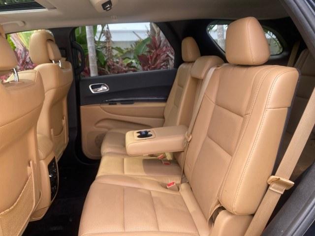 2011 Brilliant Black Crystal Pearl /Black/Tan Dodge Durango Citadel 4WD LOW MILES 60,759 (1D4SD5GTXBC) with an 5.7L V8 VVT Hemi Multi Displacement Engine engine, Automatic transmission, located at 4701 North Dixie Hwy, Pompano Beach, FL, 33064, (954) 422-2889, 26.240938, -80.123474 - OUR WEBPAGE FLORIDACARS1.COM HAS OVER 100 PHOTOS AND FREE CARFAX LINK 2011 Dodge Durango Citadel 4 Door Wagon/Sport Utility 5.7L V8 F OHV 16V Gasoline 20 MPG Rear Wheel Drive Features 20 Inch Plus Wheels 4WD/AWD A/C Seat(s) ABS Brakes Air Conditioning Alloy Wheels AM/FM Stereo Automated Cruise Contr- Photo#76