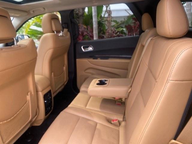 2011 Brilliant Black Crystal Pearl /Black/Tan Dodge Durango Citadel 4WD LOW MILES 60,759 (1D4SD5GTXBC) with an 5.7L V8 VVT Hemi Multi Displacement Engine engine, Automatic transmission, located at 4701 North Dixie Hwy, Pompano Beach, FL, 33064, (954) 422-2889, 26.240938, -80.123474 - OUR WEBPAGE FLORIDACARS1.COM HAS OVER 100 PHOTOS AND FREE CARFAX LINK 2011 Dodge Durango Citadel 4 Door Wagon/Sport Utility 5.7L V8 F OHV 16V Gasoline 20 MPG Rear Wheel Drive Features 20 Inch Plus Wheels 4WD/AWD A/C Seat(s) ABS Brakes Air Conditioning Alloy Wheels AM/FM Stereo Automated Cruise Contr- Photo#77