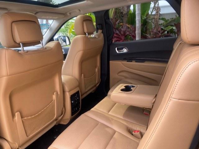 2011 Brilliant Black Crystal Pearl /Black/Tan Dodge Durango Citadel 4WD LOW MILES 60,759 (1D4SD5GTXBC) with an 5.7L V8 VVT Hemi Multi Displacement Engine engine, Automatic transmission, located at 4701 North Dixie Hwy, Pompano Beach, FL, 33064, (954) 422-2889, 26.240938, -80.123474 - OUR WEBPAGE FLORIDACARS1.COM HAS OVER 100 PHOTOS AND FREE CARFAX LINK 2011 Dodge Durango Citadel 4 Door Wagon/Sport Utility 5.7L V8 F OHV 16V Gasoline 20 MPG Rear Wheel Drive Features 20 Inch Plus Wheels 4WD/AWD A/C Seat(s) ABS Brakes Air Conditioning Alloy Wheels AM/FM Stereo Automated Cruise Contr- Photo#78