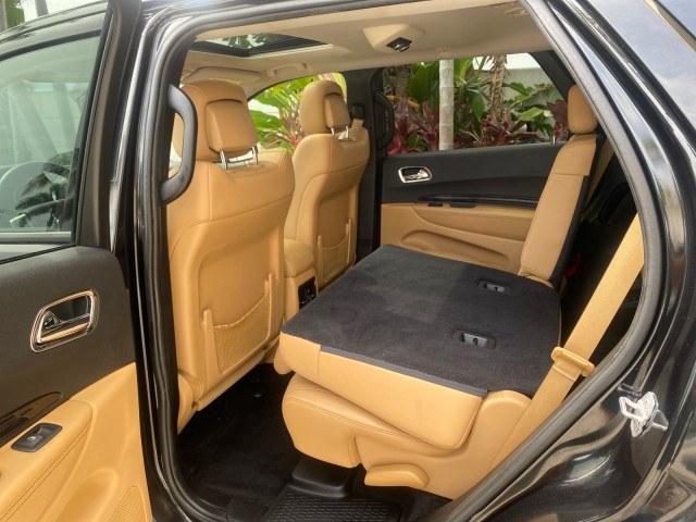 2011 Brilliant Black Crystal Pearl /Black/Tan Dodge Durango Citadel 4WD LOW MILES 60,759 (1D4SD5GTXBC) with an 5.7L V8 VVT Hemi Multi Displacement Engine engine, Automatic transmission, located at 4701 North Dixie Hwy, Pompano Beach, FL, 33064, (954) 422-2889, 26.240938, -80.123474 - OUR WEBPAGE FLORIDACARS1.COM HAS OVER 100 PHOTOS AND FREE CARFAX LINK 2011 Dodge Durango Citadel 4 Door Wagon/Sport Utility 5.7L V8 F OHV 16V Gasoline 20 MPG Rear Wheel Drive Features 20 Inch Plus Wheels 4WD/AWD A/C Seat(s) ABS Brakes Air Conditioning Alloy Wheels AM/FM Stereo Automated Cruise Contr- Photo#86