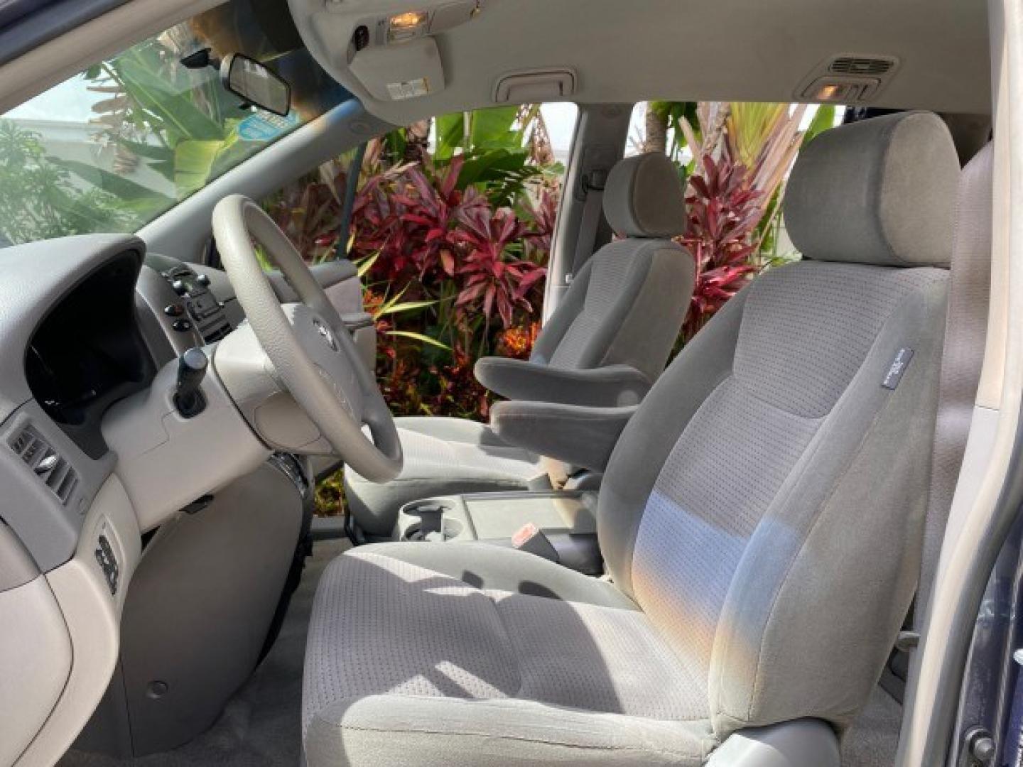 2006 Blue Mirage Metallic /Stone Toyota Sienna CE VAN LOW MILES 57,411 (5TDZA23C06S) with an 3.3L 24-Valve SEFI DOHC VVT-i V6 Engine engine, Automatic transmission, located at 4701 North Dixie Hwy, Pompano Beach, FL, 33064, (954) 422-2889, 26.240938, -80.123474 - OUR WEBPAGE FLORIDACARS1.COM HAS OVER 100 PHOTOS AND FREE CARFAX LINK 2006 Toyota Sienna CE 7 Passenger Van 3.3L V6 Gasoline 26 MPG Front Wheel Drive Features ABS Brakes Air Conditioning Alloy Wheels AM/FM Stereo Automatic Transmission CD Audio Cloth Seats Cruise Control Fold-Away Third Row Power Lo- Photo#10