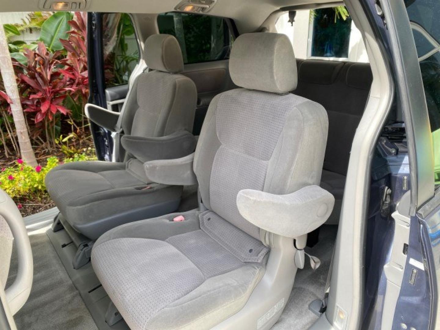 2006 Blue Mirage Metallic /Stone Toyota Sienna CE VAN LOW MILES 57,411 (5TDZA23C06S) with an 3.3L 24-Valve SEFI DOHC VVT-i V6 Engine engine, Automatic transmission, located at 4701 North Dixie Hwy, Pompano Beach, FL, 33064, (954) 422-2889, 26.240938, -80.123474 - OUR WEBPAGE FLORIDACARS1.COM HAS OVER 100 PHOTOS AND FREE CARFAX LINK 2006 Toyota Sienna CE 7 Passenger Van 3.3L V6 Gasoline 26 MPG Front Wheel Drive Features ABS Brakes Air Conditioning Alloy Wheels AM/FM Stereo Automatic Transmission CD Audio Cloth Seats Cruise Control Fold-Away Third Row Power Lo- Photo#14