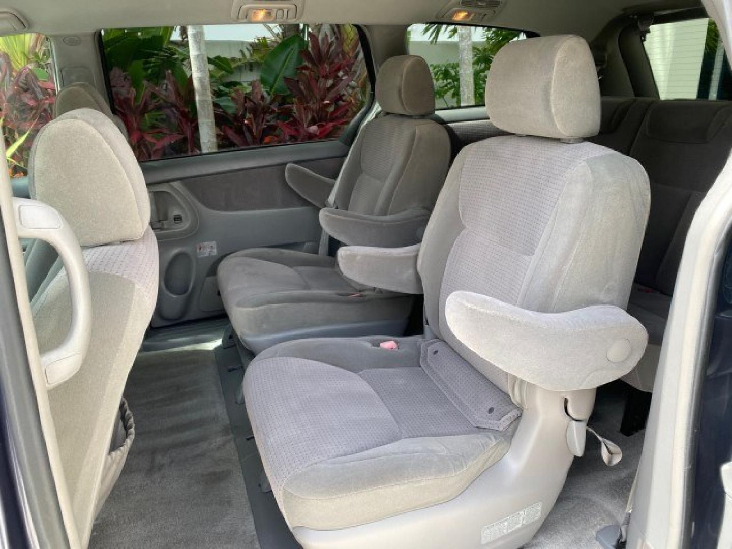 2006 Blue Mirage Metallic /Stone Toyota Sienna CE VAN LOW MILES 57,411 (5TDZA23C06S) with an 3.3L 24-Valve SEFI DOHC VVT-i V6 Engine engine, Automatic transmission, located at 4701 North Dixie Hwy, Pompano Beach, FL, 33064, (954) 422-2889, 26.240938, -80.123474 - OUR WEBPAGE FLORIDACARS1.COM HAS OVER 100 PHOTOS AND FREE CARFAX LINK 2006 Toyota Sienna CE 7 Passenger Van 3.3L V6 Gasoline 26 MPG Front Wheel Drive Features ABS Brakes Air Conditioning Alloy Wheels AM/FM Stereo Automatic Transmission CD Audio Cloth Seats Cruise Control Fold-Away Third Row Power Lo- Photo#77