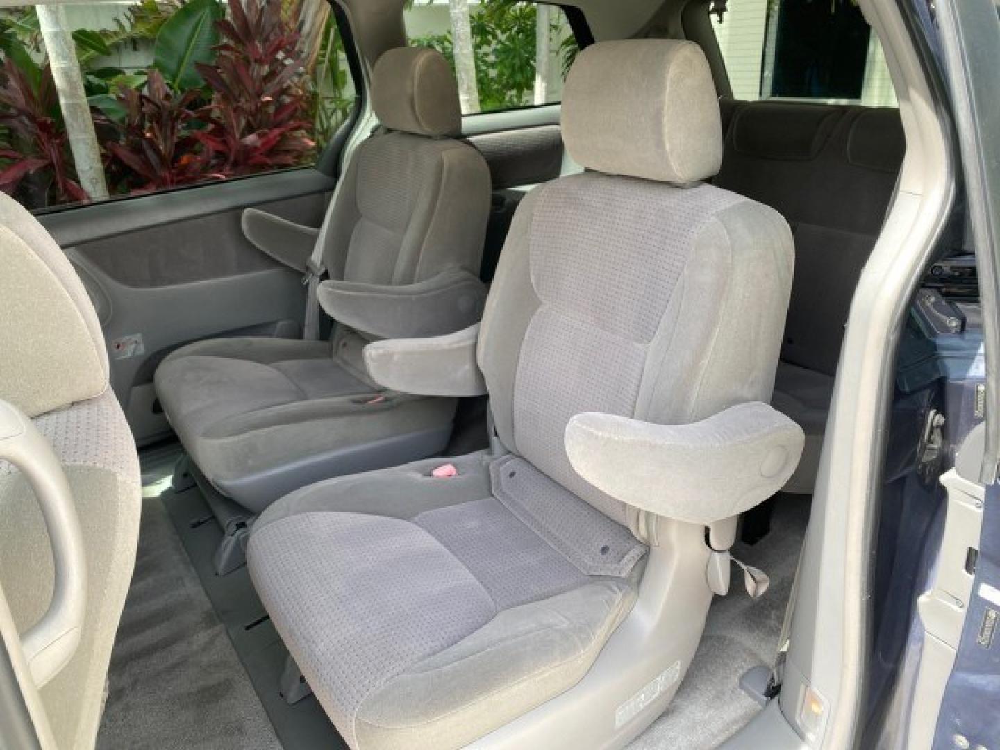 2006 Blue Mirage Metallic /Stone Toyota Sienna CE VAN LOW MILES 57,411 (5TDZA23C06S) with an 3.3L 24-Valve SEFI DOHC VVT-i V6 Engine engine, Automatic transmission, located at 4701 North Dixie Hwy, Pompano Beach, FL, 33064, (954) 422-2889, 26.240938, -80.123474 - OUR WEBPAGE FLORIDACARS1.COM HAS OVER 100 PHOTOS AND FREE CARFAX LINK 2006 Toyota Sienna CE 7 Passenger Van 3.3L V6 Gasoline 26 MPG Front Wheel Drive Features ABS Brakes Air Conditioning Alloy Wheels AM/FM Stereo Automatic Transmission CD Audio Cloth Seats Cruise Control Fold-Away Third Row Power Lo- Photo#78