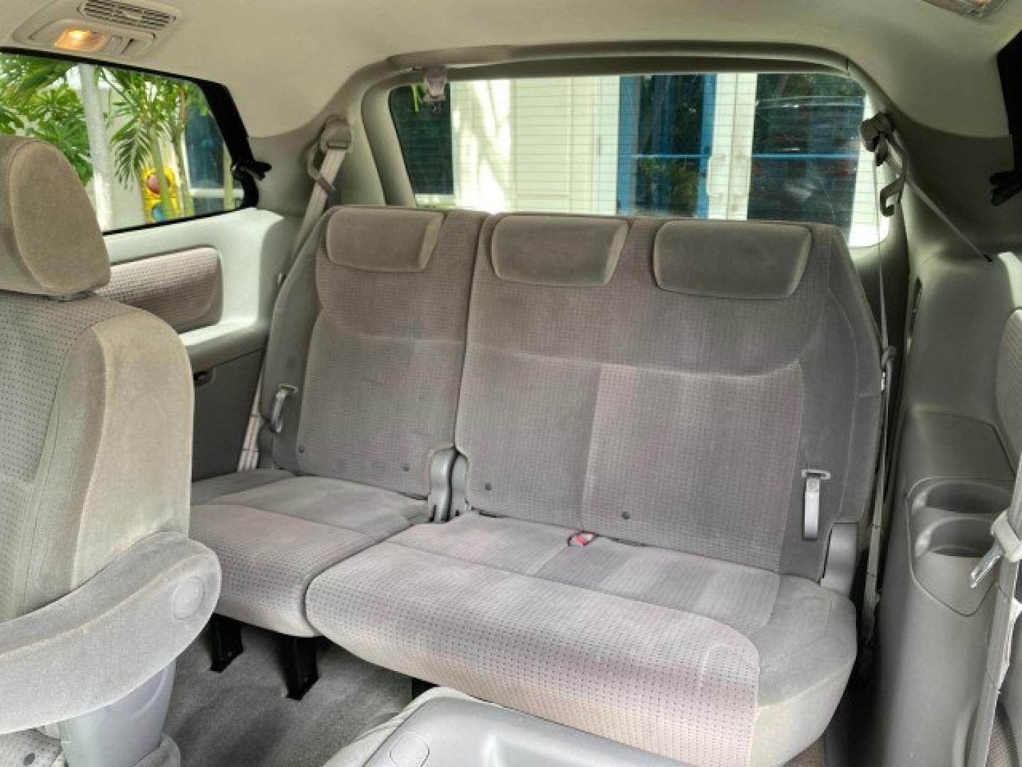 2006 Blue Mirage Metallic /Stone Toyota Sienna CE VAN LOW MILES 57,411 (5TDZA23C06S) with an 3.3L 24-Valve SEFI DOHC VVT-i V6 Engine engine, Automatic transmission, located at 4701 North Dixie Hwy, Pompano Beach, FL, 33064, (954) 422-2889, 26.240938, -80.123474 - OUR WEBPAGE FLORIDACARS1.COM HAS OVER 100 PHOTOS AND FREE CARFAX LINK 2006 Toyota Sienna CE 7 Passenger Van 3.3L V6 Gasoline 26 MPG Front Wheel Drive Features ABS Brakes Air Conditioning Alloy Wheels AM/FM Stereo Automatic Transmission CD Audio Cloth Seats Cruise Control Fold-Away Third Row Power Lo- Photo#86