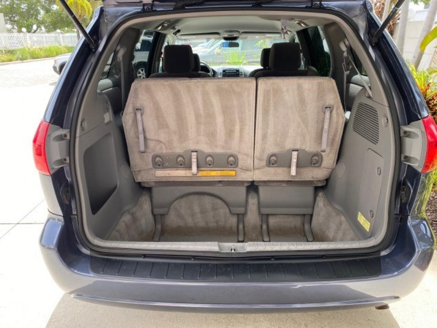 2006 Blue Mirage Metallic /Stone Toyota Sienna CE VAN LOW MILES 57,411 (5TDZA23C06S) with an 3.3L 24-Valve SEFI DOHC VVT-i V6 Engine engine, Automatic transmission, located at 4701 North Dixie Hwy, Pompano Beach, FL, 33064, (954) 422-2889, 26.240938, -80.123474 - OUR WEBPAGE FLORIDACARS1.COM HAS OVER 100 PHOTOS AND FREE CARFAX LINK 2006 Toyota Sienna CE 7 Passenger Van 3.3L V6 Gasoline 26 MPG Front Wheel Drive Features ABS Brakes Air Conditioning Alloy Wheels AM/FM Stereo Automatic Transmission CD Audio Cloth Seats Cruise Control Fold-Away Third Row Power Lo- Photo#99