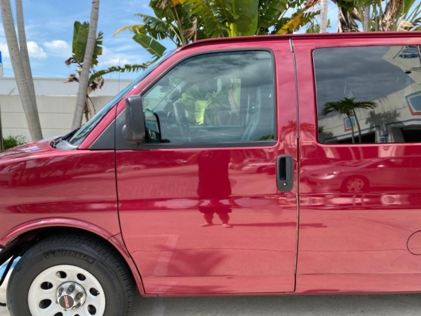 2009 Sport Red Metallic /Medium Pewter GMC Savana Passenger LOW MILES 53,014 1 OWNER 8 Passenger (1GKFG154891) with an 5.3L Vortec 1000 V8 SFI Engine engine, Automatic transmission, located at 4701 North Dixie Hwy, Pompano Beach, FL, 33064, (954) 422-2889, 26.240938, -80.123474 - OUR WEBPAGE FLORIDACARS1.COM HAS OVER 100 PHOTOS AND FREE CARFAX LINK 2009 GMC Savana LS 1500 1 OWNER 8 PASSENGER Van 5.3L V8 F OHV 16V Flex Fuel 16 MPG Rear Wheel Drive Features ABS Brakes Air Conditioning AM/FM Stereo Automatic Transmission CD Audio Cloth Seats Cruise Control Overhead Airbags Powe- Photo#35