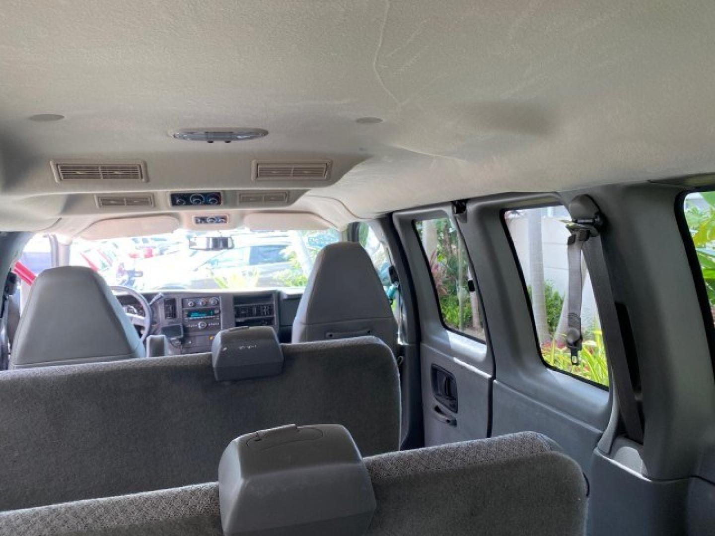 2009 Sport Red Metallic /Medium Pewter GMC Savana Passenger LOW MILES 53,014 1 OWNER 8 Passenger (1GKFG154891) with an 5.3L Vortec 1000 V8 SFI Engine engine, Automatic transmission, located at 4701 North Dixie Hwy, Pompano Beach, FL, 33064, (954) 422-2889, 26.240938, -80.123474 - OUR WEBPAGE FLORIDACARS1.COM HAS OVER 100 PHOTOS AND FREE CARFAX LINK 2009 GMC Savana LS 1500 1 OWNER 8 PASSENGER Van 5.3L V8 F OHV 16V Flex Fuel 16 MPG Rear Wheel Drive Features ABS Brakes Air Conditioning AM/FM Stereo Automatic Transmission CD Audio Cloth Seats Cruise Control Overhead Airbags Powe- Photo#81
