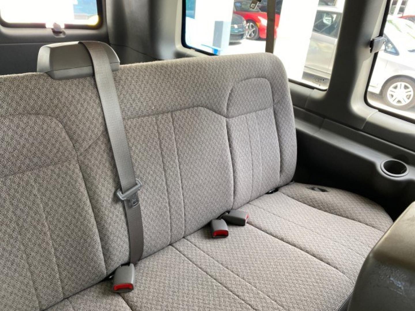 2009 Sport Red Metallic /Medium Pewter GMC Savana Passenger LOW MILES 53,014 1 OWNER 8 Passenger (1GKFG154891) with an 5.3L Vortec 1000 V8 SFI Engine engine, Automatic transmission, located at 4701 North Dixie Hwy, Pompano Beach, FL, 33064, (954) 422-2889, 26.240938, -80.123474 - OUR WEBPAGE FLORIDACARS1.COM HAS OVER 100 PHOTOS AND FREE CARFAX LINK 2009 GMC Savana LS 1500 1 OWNER 8 PASSENGER Van 5.3L V8 F OHV 16V Flex Fuel 16 MPG Rear Wheel Drive Features ABS Brakes Air Conditioning AM/FM Stereo Automatic Transmission CD Audio Cloth Seats Cruise Control Overhead Airbags Powe- Photo#92