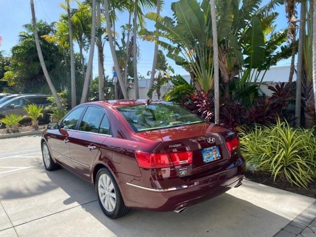 2010 Dark Cherry Red /Camel Hyundai Sonata Limited LOW MILES 27,381 1 OWNER (5NPEU4AF7AH) with an 3.3L DOHC V6 Engine engine, Automatic transmission, located at 4701 North Dixie Hwy, Pompano Beach, FL, 33064, (954) 422-2889, 26.240938, -80.123474 - OUR WEBPAGE FLORIDACARS1.COM HAS OVER 100 PHOTOS AND FREE CARFAX LINK 2010 Hyundai Sonata Limited V6 1 OWNER Sedan 4 DR 3.3L V6 F DOHC 24V Gasoline 29 MPG Front Wheel Drive Features ABS Brakes Air Conditioning Alloy Wheels AM/FM Stereo Automatic Transmission Auxiliary Audio Input CD Audio Cruise Con- Photo#5