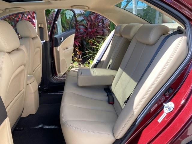 2010 Dark Cherry Red /Camel Hyundai Sonata Limited LOW MILES 27,381 1 OWNER (5NPEU4AF7AH) with an 3.3L DOHC V6 Engine engine, Automatic transmission, located at 4701 North Dixie Hwy, Pompano Beach, FL, 33064, (954) 422-2889, 26.240938, -80.123474 - OUR WEBPAGE FLORIDACARS1.COM HAS OVER 100 PHOTOS AND FREE CARFAX LINK 2010 Hyundai Sonata Limited V6 1 OWNER Sedan 4 DR 3.3L V6 F DOHC 24V Gasoline 29 MPG Front Wheel Drive Features ABS Brakes Air Conditioning Alloy Wheels AM/FM Stereo Automatic Transmission Auxiliary Audio Input CD Audio Cruise Con- Photo#14