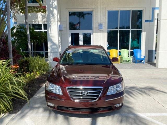 2010 Dark Cherry Red /Camel Hyundai Sonata Limited LOW MILES 27,381 1 OWNER (5NPEU4AF7AH) with an 3.3L DOHC V6 Engine engine, Automatic transmission, located at 4701 North Dixie Hwy, Pompano Beach, FL, 33064, (954) 422-2889, 26.240938, -80.123474 - OUR WEBPAGE FLORIDACARS1.COM HAS OVER 100 PHOTOS AND FREE CARFAX LINK 2010 Hyundai Sonata Limited V6 1 OWNER Sedan 4 DR 3.3L V6 F DOHC 24V Gasoline 29 MPG Front Wheel Drive Features ABS Brakes Air Conditioning Alloy Wheels AM/FM Stereo Automatic Transmission Auxiliary Audio Input CD Audio Cruise Con- Photo#26