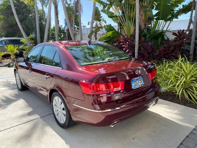 2010 Dark Cherry Red /Camel Hyundai Sonata Limited LOW MILES 27,381 1 OWNER (5NPEU4AF7AH) with an 3.3L DOHC V6 Engine engine, Automatic transmission, located at 4701 North Dixie Hwy, Pompano Beach, FL, 33064, (954) 422-2889, 26.240938, -80.123474 - OUR WEBPAGE FLORIDACARS1.COM HAS OVER 100 PHOTOS AND FREE CARFAX LINK 2010 Hyundai Sonata Limited V6 1 OWNER Sedan 4 DR 3.3L V6 F DOHC 24V Gasoline 29 MPG Front Wheel Drive Features ABS Brakes Air Conditioning Alloy Wheels AM/FM Stereo Automatic Transmission Auxiliary Audio Input CD Audio Cruise Con- Photo#33