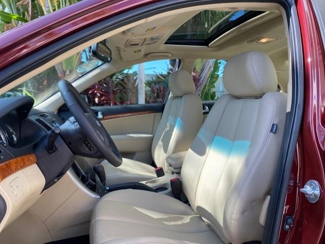 2010 Dark Cherry Red /Camel Hyundai Sonata Limited LOW MILES 27,381 1 OWNER (5NPEU4AF7AH) with an 3.3L DOHC V6 Engine engine, Automatic transmission, located at 4701 North Dixie Hwy, Pompano Beach, FL, 33064, (954) 422-2889, 26.240938, -80.123474 - OUR WEBPAGE FLORIDACARS1.COM HAS OVER 100 PHOTOS AND FREE CARFAX LINK 2010 Hyundai Sonata Limited V6 1 OWNER Sedan 4 DR 3.3L V6 F DOHC 24V Gasoline 29 MPG Front Wheel Drive Features ABS Brakes Air Conditioning Alloy Wheels AM/FM Stereo Automatic Transmission Auxiliary Audio Input CD Audio Cruise Con- Photo#43