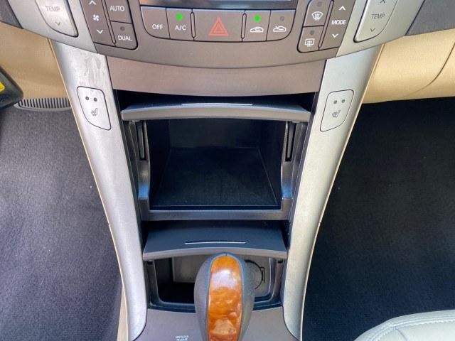 2010 Dark Cherry Red /Camel Hyundai Sonata Limited LOW MILES 27,381 1 OWNER (5NPEU4AF7AH) with an 3.3L DOHC V6 Engine engine, Automatic transmission, located at 4701 North Dixie Hwy, Pompano Beach, FL, 33064, (954) 422-2889, 26.240938, -80.123474 - OUR WEBPAGE FLORIDACARS1.COM HAS OVER 100 PHOTOS AND FREE CARFAX LINK 2010 Hyundai Sonata Limited V6 1 OWNER Sedan 4 DR 3.3L V6 F DOHC 24V Gasoline 29 MPG Front Wheel Drive Features ABS Brakes Air Conditioning Alloy Wheels AM/FM Stereo Automatic Transmission Auxiliary Audio Input CD Audio Cruise Con- Photo#62
