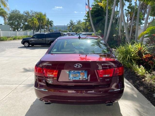 2010 Dark Cherry Red /Camel Hyundai Sonata Limited LOW MILES 27,381 1 OWNER (5NPEU4AF7AH) with an 3.3L DOHC V6 Engine engine, Automatic transmission, located at 4701 North Dixie Hwy, Pompano Beach, FL, 33064, (954) 422-2889, 26.240938, -80.123474 - OUR WEBPAGE FLORIDACARS1.COM HAS OVER 100 PHOTOS AND FREE CARFAX LINK 2010 Hyundai Sonata Limited V6 1 OWNER Sedan 4 DR 3.3L V6 F DOHC 24V Gasoline 29 MPG Front Wheel Drive Features ABS Brakes Air Conditioning Alloy Wheels AM/FM Stereo Automatic Transmission Auxiliary Audio Input CD Audio Cruise Con- Photo#98