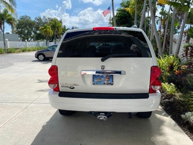 2004 Bright White /Med Slate Gray Dodge Durango Limited LOW MILES 55,294 (1D4HD58N24F) with an 4.7L V8 Magnum Engine engine, Automatic transmission, located at 4701 North Dixie Hwy, Pompano Beach, FL, 33064, (954) 422-2889, 26.240938, -80.123474 - OUR WEBPAGE FLORIDACARS1.COM HAS OVER 100 PHOTOS AND FREE CARFAX LINK 2004 Dodge Durango Limited 4 Door Wagon/Sport Utility 4.7L V8 F Gasoline 18 MPG Rear Wheel Drive Features ABS Brakes Air Conditioning Alloy Wheels AM/FM Stereo Automatic Transmission CD Audio Cruise Control Fold-Away Third Row Lea- Photo#95