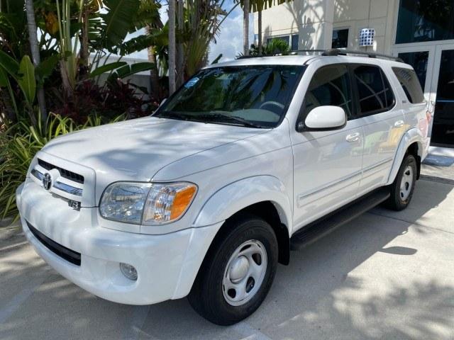 2006 Natural White /Light Charcoal Toyota Sequoia SR5 LOW MILES 84,953 4.7 v8 (5TDZT34A26S) with an 4.7L DOHC 32-Valve V8 i-Force VVT-i Engine engine, Automatic transmission, located at 4701 North Dixie Hwy, Pompano Beach, FL, 33064, (954) 422-2889, 26.240938, -80.123474 - OUR WEBPAGE FLORIDACARS1.COM HAS OVER 100 PHOTOS AND FREE CARFAX LINK 2006 Toyota Sequoia SR5 4 Door Wagon/Sport Utility 4.7L V8 F DOHC 32V Gasoline 18 MPG Rear Wheel Drive Features ABS Brakes Air Conditioning AM/FM Stereo Automatic Transmission Cassette Player CD Audio Cloth Seats Cruise Control Fo- Photo#27