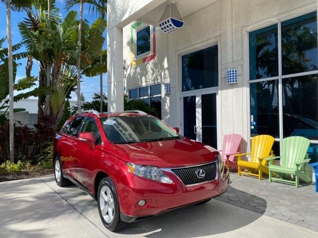 2011 Matador Red Mica /Parchment Lexus RX 350 LOW MILES 34,850 1 OWNER (2T2ZK1BA0BC) with an 3.5L DOHC SFI 24-Valve V6 Engine engine, Automatic transmission, located at 4701 North Dixie Hwy, Pompano Beach, FL, 33064, (954) 422-2889, 26.240938, -80.123474 - OUR WEBPAGE FLORIDACARS1.COM HAS OVER 100 PHOTOS AND FREE CARFAX LINK 2011 Lexus RX 350 1 OWNER 4 Door Wagon/Sport Utility 3.5L V6 F DOHC 24V Gasoline 25 MPG Front Wheel Drive Features ABS Brakes Air Conditioning Alloy Wheels AM/FM Stereo Automatic Transmission Auxiliary Audio Input Bluetooth Techno- Photo#1