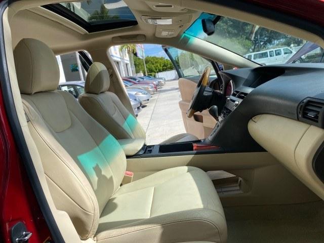 2011 Matador Red Mica /Parchment Lexus RX 350 LOW MILES 34,850 1 OWNER (2T2ZK1BA0BC) with an 3.5L DOHC SFI 24-Valve V6 Engine engine, Automatic transmission, located at 4701 North Dixie Hwy, Pompano Beach, FL, 33064, (954) 422-2889, 26.240938, -80.123474 - OUR WEBPAGE FLORIDACARS1.COM HAS OVER 100 PHOTOS AND FREE CARFAX LINK 2011 Lexus RX 350 1 OWNER 4 Door Wagon/Sport Utility 3.5L V6 F DOHC 24V Gasoline 25 MPG Front Wheel Drive Features ABS Brakes Air Conditioning Alloy Wheels AM/FM Stereo Automatic Transmission Auxiliary Audio Input Bluetooth Techno- Photo#12