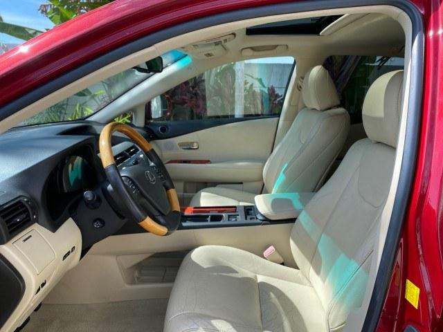 2011 Matador Red Mica /Parchment Lexus RX 350 LOW MILES 34,850 1 OWNER (2T2ZK1BA0BC) with an 3.5L DOHC SFI 24-Valve V6 Engine engine, Automatic transmission, located at 4701 North Dixie Hwy, Pompano Beach, FL, 33064, (954) 422-2889, 26.240938, -80.123474 - OUR WEBPAGE FLORIDACARS1.COM HAS OVER 100 PHOTOS AND FREE CARFAX LINK 2011 Lexus RX 350 1 OWNER 4 Door Wagon/Sport Utility 3.5L V6 F DOHC 24V Gasoline 25 MPG Front Wheel Drive Features ABS Brakes Air Conditioning Alloy Wheels AM/FM Stereo Automatic Transmission Auxiliary Audio Input Bluetooth Techno- Photo#45