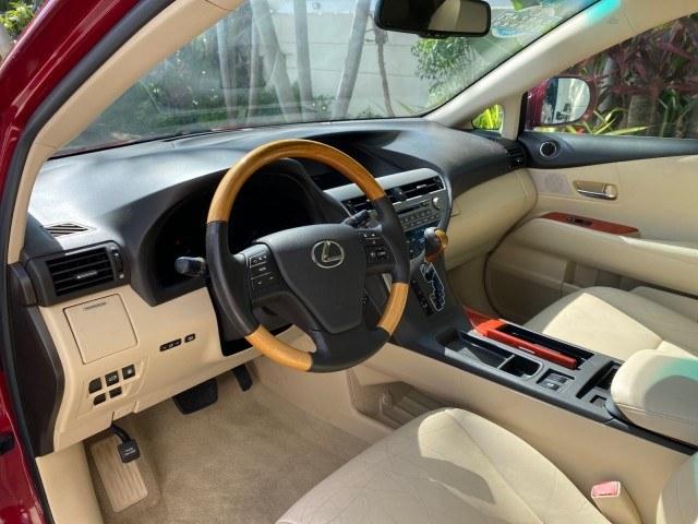2011 Matador Red Mica /Parchment Lexus RX 350 LOW MILES 34,850 1 OWNER (2T2ZK1BA0BC) with an 3.5L DOHC SFI 24-Valve V6 Engine engine, Automatic transmission, located at 4701 North Dixie Hwy, Pompano Beach, FL, 33064, (954) 422-2889, 26.240938, -80.123474 - OUR WEBPAGE FLORIDACARS1.COM HAS OVER 100 PHOTOS AND FREE CARFAX LINK 2011 Lexus RX 350 1 OWNER 4 Door Wagon/Sport Utility 3.5L V6 F DOHC 24V Gasoline 25 MPG Front Wheel Drive Features ABS Brakes Air Conditioning Alloy Wheels AM/FM Stereo Automatic Transmission Auxiliary Audio Input Bluetooth Techno- Photo#49