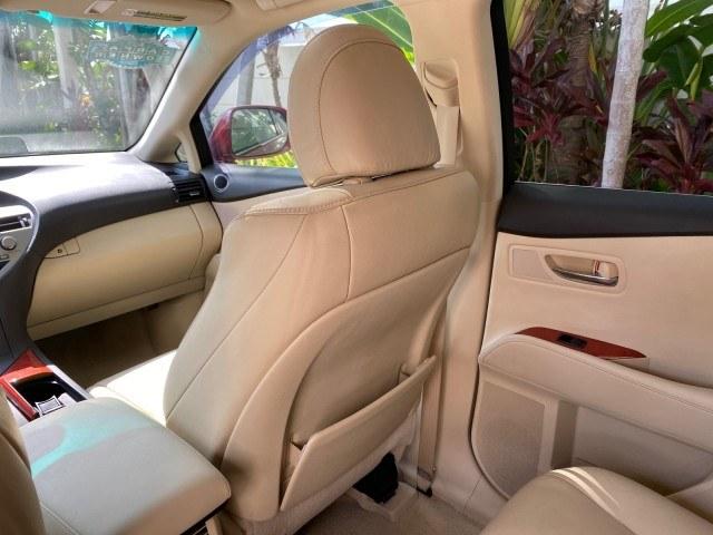 2011 Matador Red Mica /Parchment Lexus RX 350 LOW MILES 34,850 1 OWNER (2T2ZK1BA0BC) with an 3.5L DOHC SFI 24-Valve V6 Engine engine, Automatic transmission, located at 4701 North Dixie Hwy, Pompano Beach, FL, 33064, (954) 422-2889, 26.240938, -80.123474 - OUR WEBPAGE FLORIDACARS1.COM HAS OVER 100 PHOTOS AND FREE CARFAX LINK 2011 Lexus RX 350 1 OWNER 4 Door Wagon/Sport Utility 3.5L V6 F DOHC 24V Gasoline 25 MPG Front Wheel Drive Features ABS Brakes Air Conditioning Alloy Wheels AM/FM Stereo Automatic Transmission Auxiliary Audio Input Bluetooth Techno- Photo#88