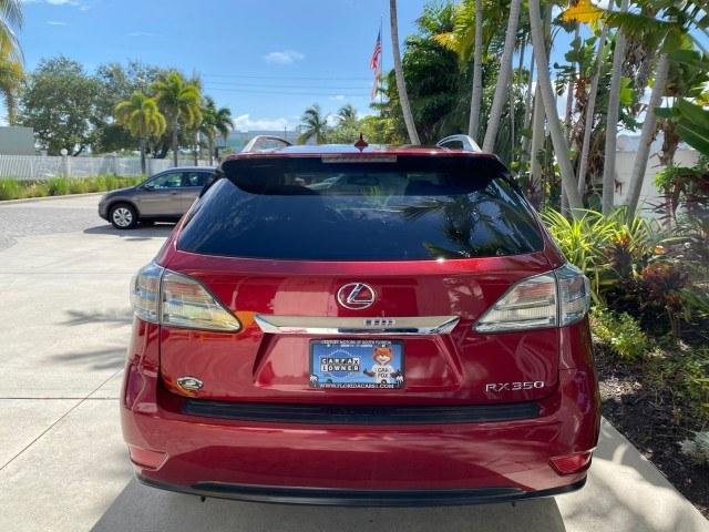 2011 Matador Red Mica /Parchment Lexus RX 350 LOW MILES 34,850 1 OWNER (2T2ZK1BA0BC) with an 3.5L DOHC SFI 24-Valve V6 Engine engine, Automatic transmission, located at 4701 North Dixie Hwy, Pompano Beach, FL, 33064, (954) 422-2889, 26.240938, -80.123474 - OUR WEBPAGE FLORIDACARS1.COM HAS OVER 100 PHOTOS AND FREE CARFAX LINK 2011 Lexus RX 350 1 OWNER 4 Door Wagon/Sport Utility 3.5L V6 F DOHC 24V Gasoline 25 MPG Front Wheel Drive Features ABS Brakes Air Conditioning Alloy Wheels AM/FM Stereo Automatic Transmission Auxiliary Audio Input Bluetooth Techno- Photo#95