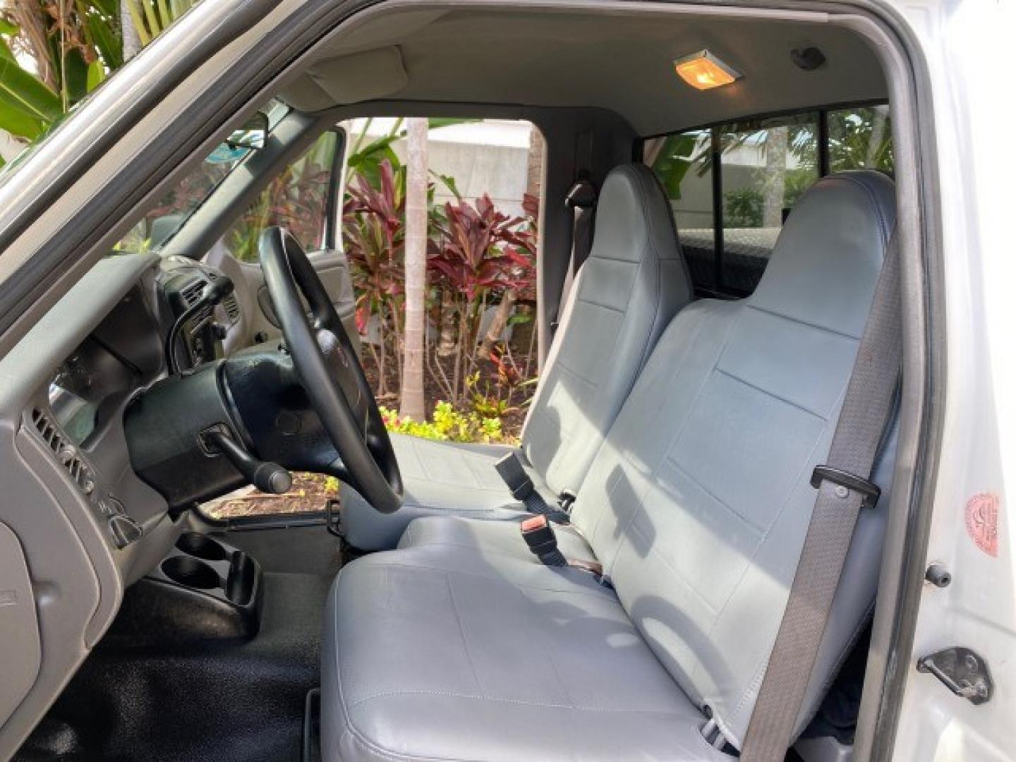 2002 Oxford White /Dark Graphite Ford Ranger XL AUTO AC LOW MILES 40,403 (1FTYR10D42T) with an 2.3L DOHC SEFI 16-Valve 4-Cyl Engine engine, Automatic transmission, located at 4701 North Dixie Hwy, Pompano Beach, FL, 33064, (954) 422-2889, 26.240938, -80.123474 - OUR WEBPAGE FLORIDACARS1.COM HAS OVER 100 PHOTOS AND FREE CARFAX LINK 2002 Ford Ranger XL Pickup 2.3L I4 F Gasoline 28 MPG Rear Wheel Drive Features ABS Brakes Air Conditioning AM/FM Stereo Automatic Transmission Vinyl Seats Power Locks Power Mirrors Power Windows 2002 Ford Ranger XL is a fantastic- Photo#10