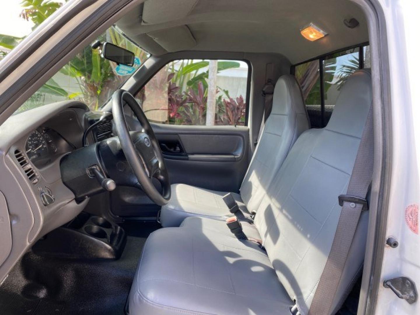 2002 Oxford White /Dark Graphite Ford Ranger XL AUTO AC LOW MILES 40,403 (1FTYR10D42T) with an 2.3L DOHC SEFI 16-Valve 4-Cyl Engine engine, Automatic transmission, located at 4701 North Dixie Hwy, Pompano Beach, FL, 33064, (954) 422-2889, 26.240938, -80.123474 - OUR WEBPAGE FLORIDACARS1.COM HAS OVER 100 PHOTOS AND FREE CARFAX LINK 2002 Ford Ranger XL Pickup 2.3L I4 F Gasoline 28 MPG Rear Wheel Drive Features ABS Brakes Air Conditioning AM/FM Stereo Automatic Transmission Vinyl Seats Power Locks Power Mirrors Power Windows 2002 Ford Ranger XL is a fantastic- Photo#44