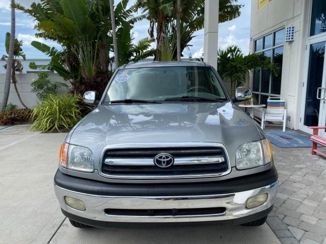 2002 Desert Sand Metallic /Gray Toyota Tundra SR5 LOW MILES 94,632 1 OWNER (5TBRN34102S) with an 3.4L DOHC EFI 24-Valve V6 Engine engine, Automatic transmission, located at 4701 North Dixie Hwy, Pompano Beach, FL, 33064, (954) 422-2889, 26.240938, -80.123474 - OUR WEBPAGE FLORIDACARS1.COM HAS OVER 100 PHOTOS AND FREE CARFAX LINK 2002 Toyota Tundra SR5 1 OWNER 4 Door Extended Cab Pickup 3.4L V6 F DOHC 24V Gasoline 16 MPG Rear Wheel Drive Features Air Conditioning AM/FM Stereo Automatic Transmission Bed Liner Cassette Player CD Audio Cloth Seats Cruise Cont- Photo#2