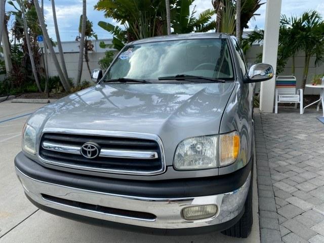2002 Desert Sand Metallic /Gray Toyota Tundra SR5 LOW MILES 94,632 1 OWNER (5TBRN34102S) with an 3.4L DOHC EFI 24-Valve V6 Engine engine, Automatic transmission, located at 4701 North Dixie Hwy, Pompano Beach, FL, 33064, (954) 422-2889, 26.240938, -80.123474 - OUR WEBPAGE FLORIDACARS1.COM HAS OVER 100 PHOTOS AND FREE CARFAX LINK 2002 Toyota Tundra SR5 1 OWNER 4 Door Extended Cab Pickup 3.4L V6 F DOHC 24V Gasoline 16 MPG Rear Wheel Drive Features Air Conditioning AM/FM Stereo Automatic Transmission Bed Liner Cassette Player CD Audio Cloth Seats Cruise Cont- Photo#3