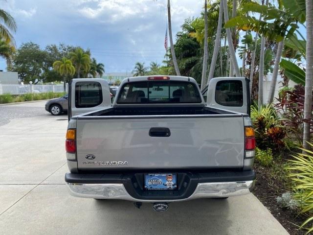 2002 Desert Sand Metallic /Gray Toyota Tundra SR5 LOW MILES 94,632 1 OWNER (5TBRN34102S) with an 3.4L DOHC EFI 24-Valve V6 Engine engine, Automatic transmission, located at 4701 North Dixie Hwy, Pompano Beach, FL, 33064, (954) 422-2889, 26.240938, -80.123474 - OUR WEBPAGE FLORIDACARS1.COM HAS OVER 100 PHOTOS AND FREE CARFAX LINK 2002 Toyota Tundra SR5 1 OWNER 4 Door Extended Cab Pickup 3.4L V6 F DOHC 24V Gasoline 16 MPG Rear Wheel Drive Features Air Conditioning AM/FM Stereo Automatic Transmission Bed Liner Cassette Player CD Audio Cloth Seats Cruise Cont- Photo#14