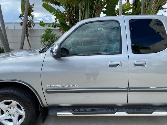 2002 Desert Sand Metallic /Gray Toyota Tundra SR5 LOW MILES 94,632 1 OWNER (5TBRN34102S) with an 3.4L DOHC EFI 24-Valve V6 Engine engine, Automatic transmission, located at 4701 North Dixie Hwy, Pompano Beach, FL, 33064, (954) 422-2889, 26.240938, -80.123474 - OUR WEBPAGE FLORIDACARS1.COM HAS OVER 100 PHOTOS AND FREE CARFAX LINK 2002 Toyota Tundra SR5 1 OWNER 4 Door Extended Cab Pickup 3.4L V6 F DOHC 24V Gasoline 16 MPG Rear Wheel Drive Features Air Conditioning AM/FM Stereo Automatic Transmission Bed Liner Cassette Player CD Audio Cloth Seats Cruise Cont- Photo#36