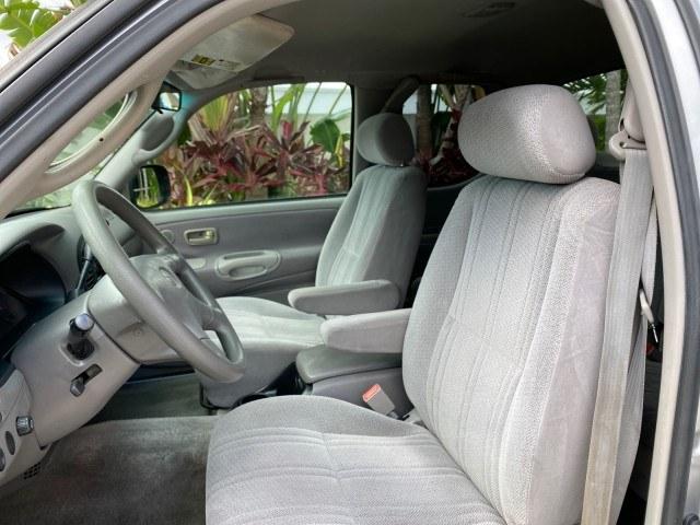 2002 Desert Sand Metallic /Gray Toyota Tundra SR5 LOW MILES 94,632 1 OWNER (5TBRN34102S) with an 3.4L DOHC EFI 24-Valve V6 Engine engine, Automatic transmission, located at 4701 North Dixie Hwy, Pompano Beach, FL, 33064, (954) 422-2889, 26.240938, -80.123474 - OUR WEBPAGE FLORIDACARS1.COM HAS OVER 100 PHOTOS AND FREE CARFAX LINK 2002 Toyota Tundra SR5 1 OWNER 4 Door Extended Cab Pickup 3.4L V6 F DOHC 24V Gasoline 16 MPG Rear Wheel Drive Features Air Conditioning AM/FM Stereo Automatic Transmission Bed Liner Cassette Player CD Audio Cloth Seats Cruise Cont- Photo#43