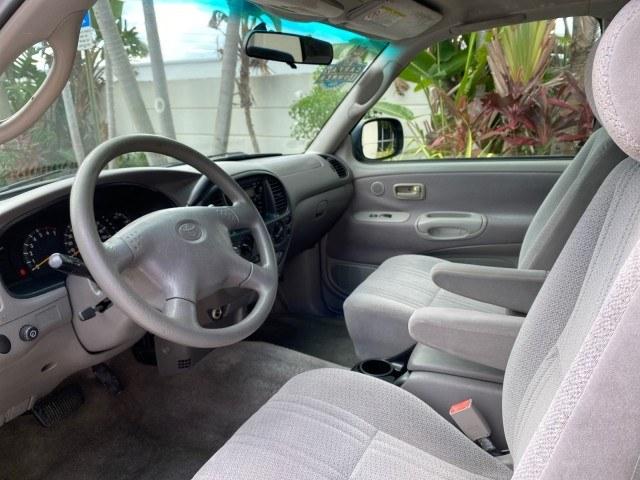 2002 Desert Sand Metallic /Gray Toyota Tundra SR5 LOW MILES 94,632 1 OWNER (5TBRN34102S) with an 3.4L DOHC EFI 24-Valve V6 Engine engine, Automatic transmission, located at 4701 North Dixie Hwy, Pompano Beach, FL, 33064, (954) 422-2889, 26.240938, -80.123474 - OUR WEBPAGE FLORIDACARS1.COM HAS OVER 100 PHOTOS AND FREE CARFAX LINK 2002 Toyota Tundra SR5 1 OWNER 4 Door Extended Cab Pickup 3.4L V6 F DOHC 24V Gasoline 16 MPG Rear Wheel Drive Features Air Conditioning AM/FM Stereo Automatic Transmission Bed Liner Cassette Player CD Audio Cloth Seats Cruise Cont- Photo#47