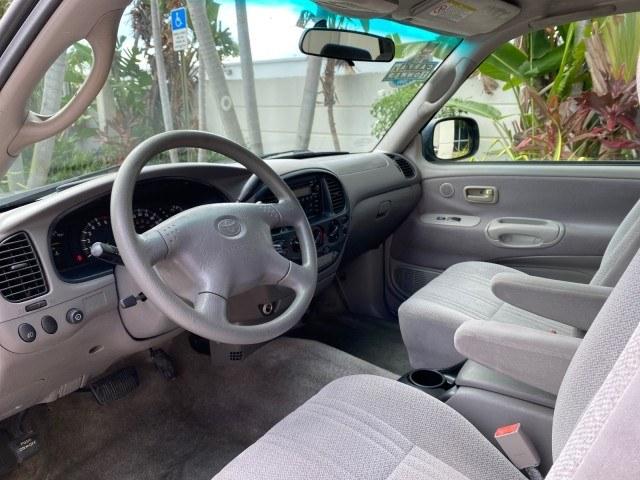 2002 Desert Sand Metallic /Gray Toyota Tundra SR5 LOW MILES 94,632 1 OWNER (5TBRN34102S) with an 3.4L DOHC EFI 24-Valve V6 Engine engine, Automatic transmission, located at 4701 North Dixie Hwy, Pompano Beach, FL, 33064, (954) 422-2889, 26.240938, -80.123474 - OUR WEBPAGE FLORIDACARS1.COM HAS OVER 100 PHOTOS AND FREE CARFAX LINK 2002 Toyota Tundra SR5 1 OWNER 4 Door Extended Cab Pickup 3.4L V6 F DOHC 24V Gasoline 16 MPG Rear Wheel Drive Features Air Conditioning AM/FM Stereo Automatic Transmission Bed Liner Cassette Player CD Audio Cloth Seats Cruise Cont- Photo#48