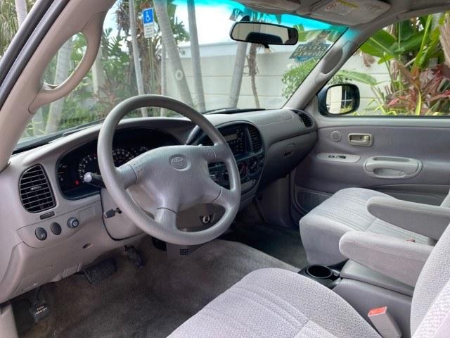 2002 Desert Sand Metallic /Gray Toyota Tundra SR5 LOW MILES 94,632 1 OWNER (5TBRN34102S) with an 3.4L DOHC EFI 24-Valve V6 Engine engine, Automatic transmission, located at 4701 North Dixie Hwy, Pompano Beach, FL, 33064, (954) 422-2889, 26.240938, -80.123474 - OUR WEBPAGE FLORIDACARS1.COM HAS OVER 100 PHOTOS AND FREE CARFAX LINK 2002 Toyota Tundra SR5 1 OWNER 4 Door Extended Cab Pickup 3.4L V6 F DOHC 24V Gasoline 16 MPG Rear Wheel Drive Features Air Conditioning AM/FM Stereo Automatic Transmission Bed Liner Cassette Player CD Audio Cloth Seats Cruise Cont- Photo#49