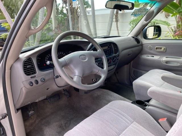 2002 Desert Sand Metallic /Gray Toyota Tundra SR5 LOW MILES 94,632 1 OWNER (5TBRN34102S) with an 3.4L DOHC EFI 24-Valve V6 Engine engine, Automatic transmission, located at 4701 North Dixie Hwy, Pompano Beach, FL, 33064, (954) 422-2889, 26.240938, -80.123474 - OUR WEBPAGE FLORIDACARS1.COM HAS OVER 100 PHOTOS AND FREE CARFAX LINK 2002 Toyota Tundra SR5 1 OWNER 4 Door Extended Cab Pickup 3.4L V6 F DOHC 24V Gasoline 16 MPG Rear Wheel Drive Features Air Conditioning AM/FM Stereo Automatic Transmission Bed Liner Cassette Player CD Audio Cloth Seats Cruise Cont- Photo#50