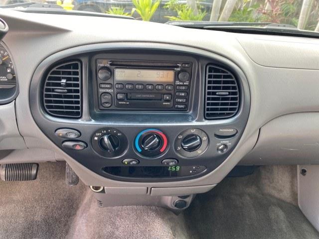 2002 Desert Sand Metallic /Gray Toyota Tundra SR5 LOW MILES 94,632 1 OWNER (5TBRN34102S) with an 3.4L DOHC EFI 24-Valve V6 Engine engine, Automatic transmission, located at 4701 North Dixie Hwy, Pompano Beach, FL, 33064, (954) 422-2889, 26.240938, -80.123474 - OUR WEBPAGE FLORIDACARS1.COM HAS OVER 100 PHOTOS AND FREE CARFAX LINK 2002 Toyota Tundra SR5 1 OWNER 4 Door Extended Cab Pickup 3.4L V6 F DOHC 24V Gasoline 16 MPG Rear Wheel Drive Features Air Conditioning AM/FM Stereo Automatic Transmission Bed Liner Cassette Player CD Audio Cloth Seats Cruise Cont- Photo#58