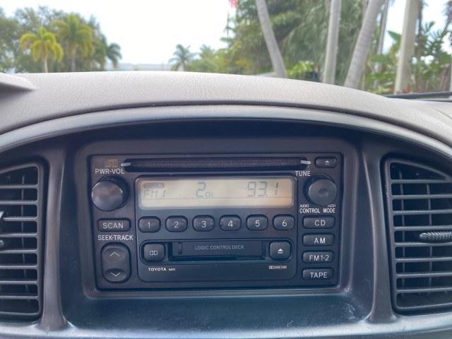 2002 Desert Sand Metallic /Gray Toyota Tundra SR5 LOW MILES 94,632 1 OWNER (5TBRN34102S) with an 3.4L DOHC EFI 24-Valve V6 Engine engine, Automatic transmission, located at 4701 North Dixie Hwy, Pompano Beach, FL, 33064, (954) 422-2889, 26.240938, -80.123474 - OUR WEBPAGE FLORIDACARS1.COM HAS OVER 100 PHOTOS AND FREE CARFAX LINK 2002 Toyota Tundra SR5 1 OWNER 4 Door Extended Cab Pickup 3.4L V6 F DOHC 24V Gasoline 16 MPG Rear Wheel Drive Features Air Conditioning AM/FM Stereo Automatic Transmission Bed Liner Cassette Player CD Audio Cloth Seats Cruise Cont- Photo#59